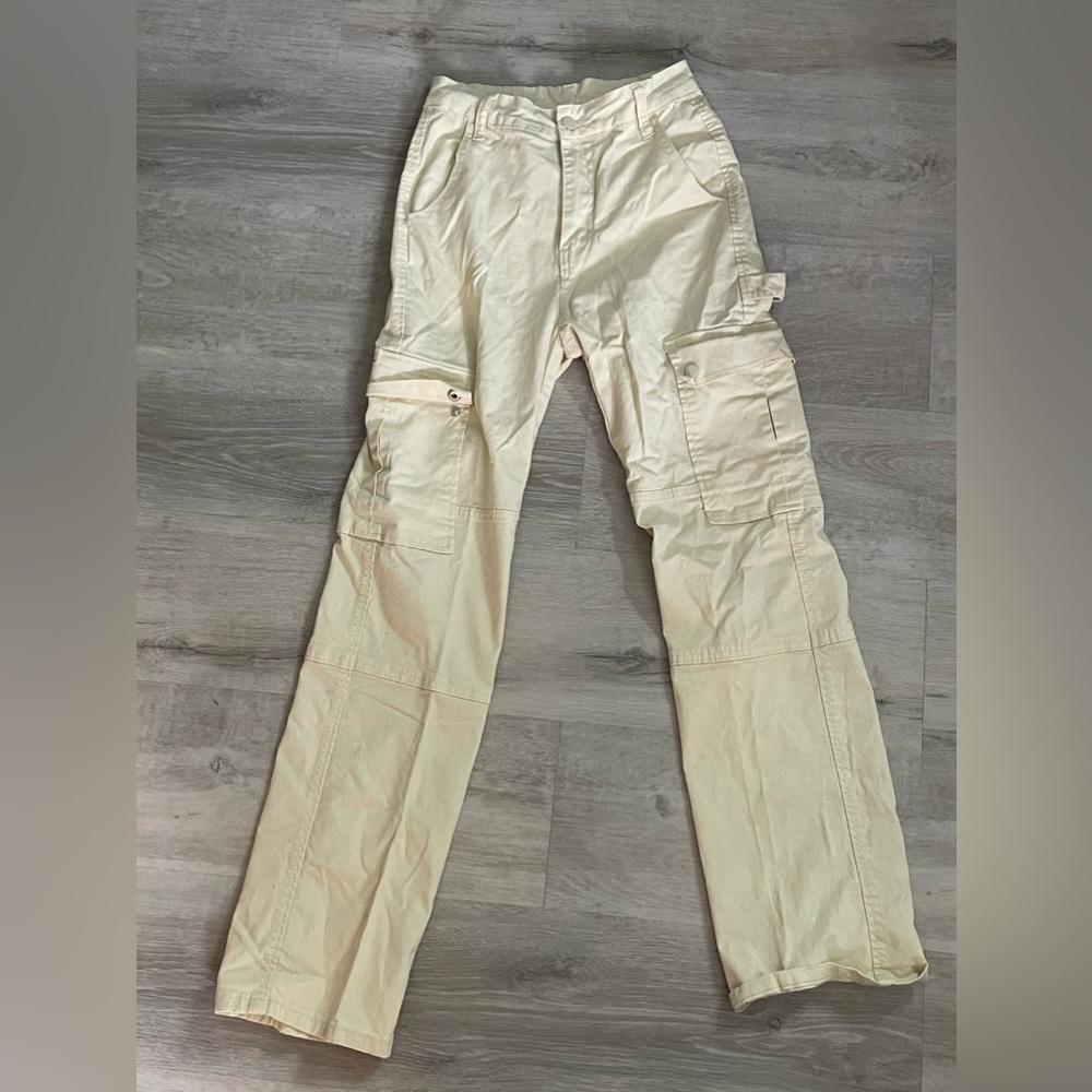 beige, jeans, Woman